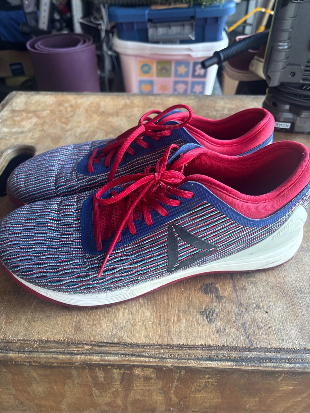 Reebok CrossFit Nano 8 Men’s Shoes - Red & Blue Knit